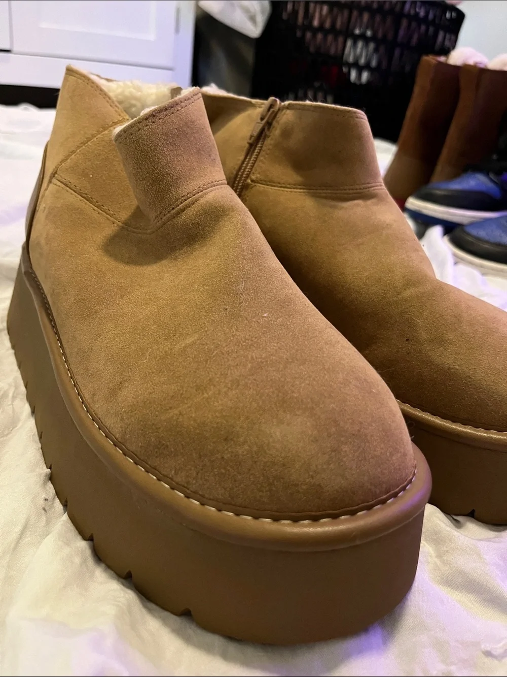 Target suede upper